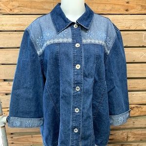 jean jacket by alfred dunner